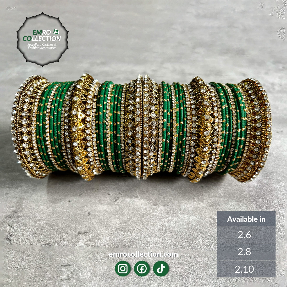 green bridal bangles, dark green bangles, bridal choora, high quality indian jewellery! suitable for wedding and parties