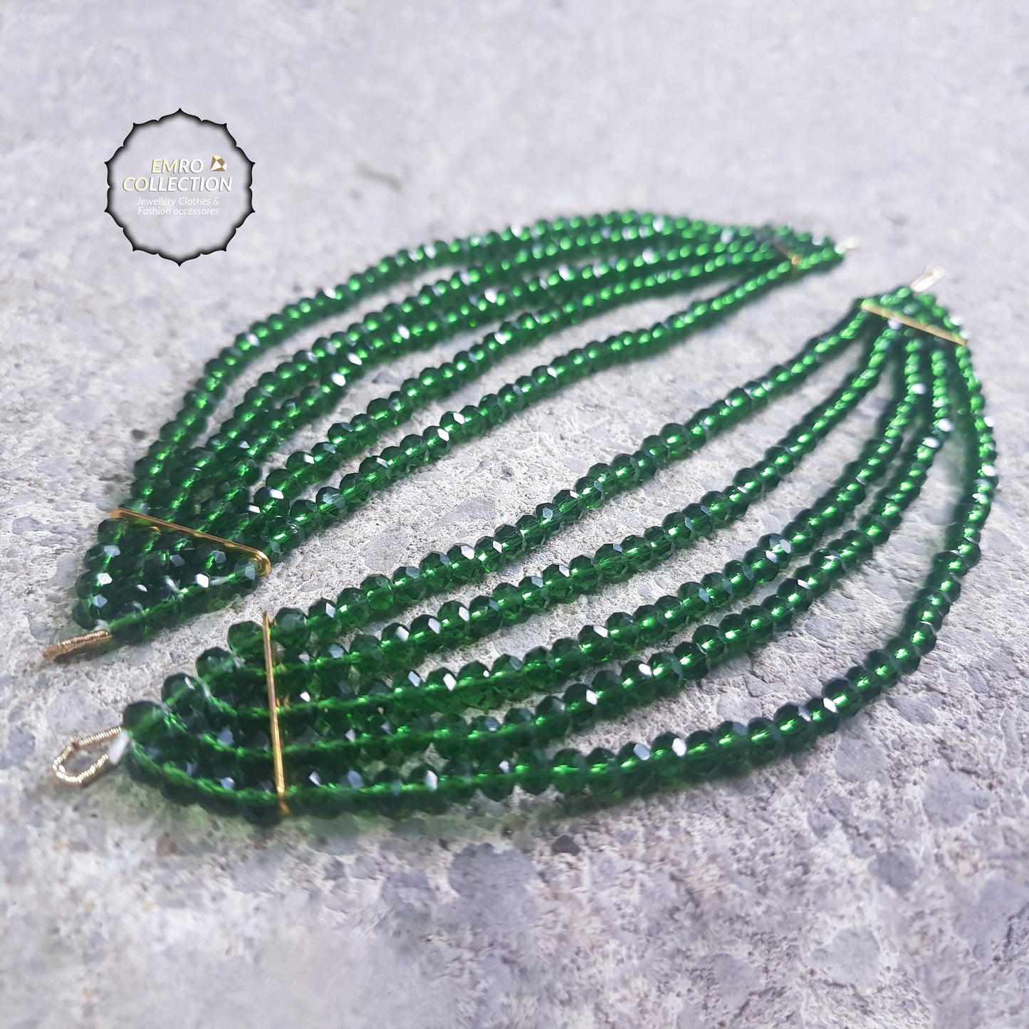 earrings chain, green saharay for earrings, crystal saharay, crystals kaan chain, saharay to support earrings indian pakistani jewellery